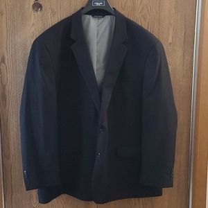Croft and Barrow black suit jacket size 54 r
